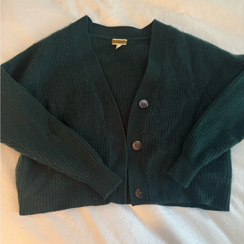 Jcrew 100% Cashmere Cardigan